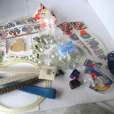 Lot 382: Lot of Misc Craft Items, Ink Cartridges for Rollerstamp