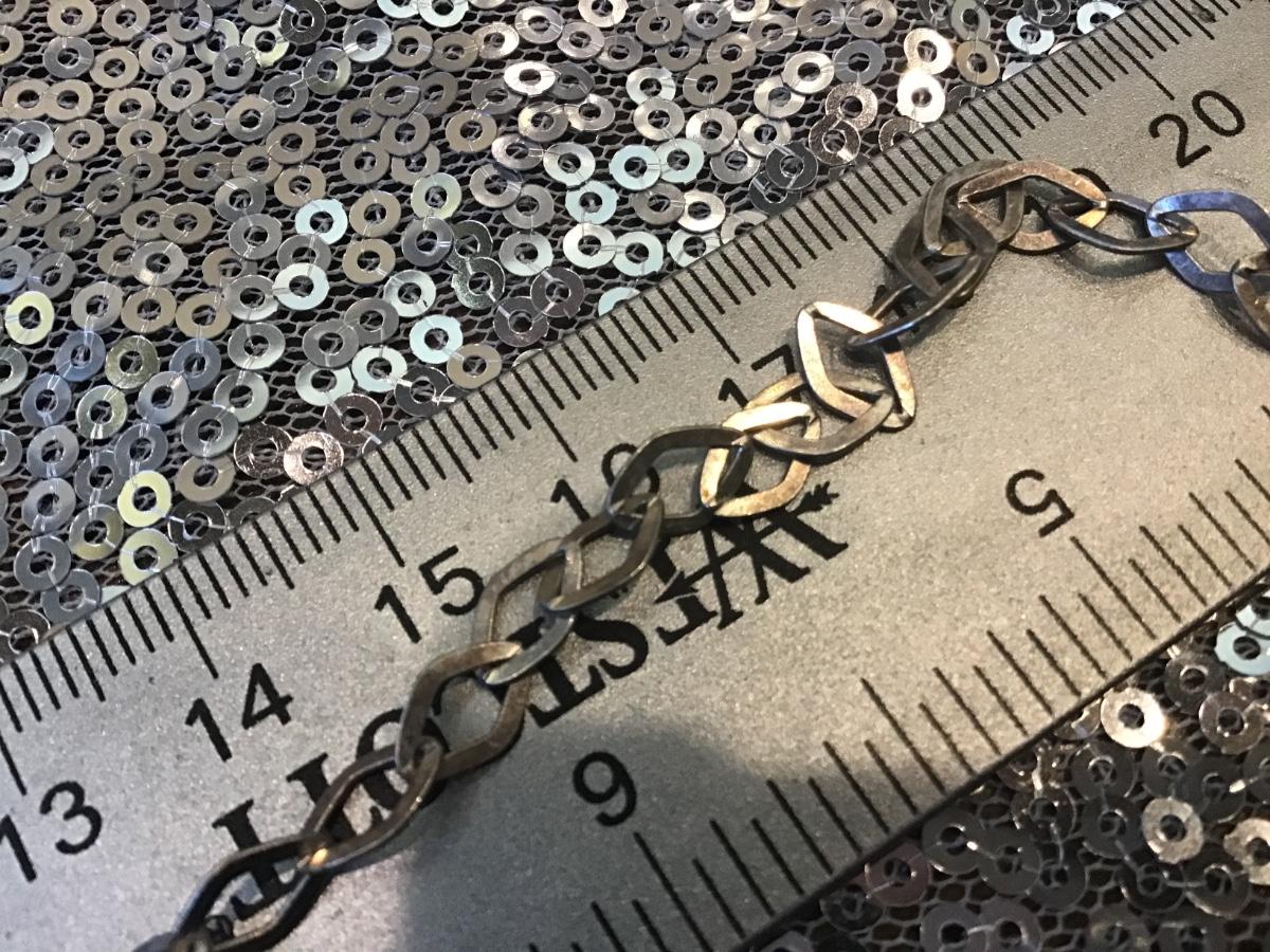 OTC Italy 925 Silver Necklace. XLong 39 EstateSales