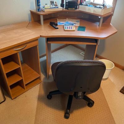 Office desk chair and accessories