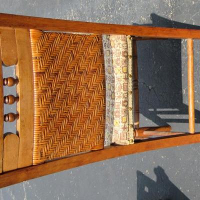 Lot 402:  Vintage Cane Back Chair for Reupholstering