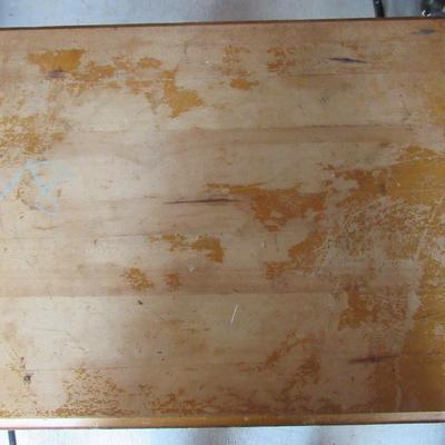 Lot 404:  Antique East Lake Style Table, Nice Base, For Refinishing