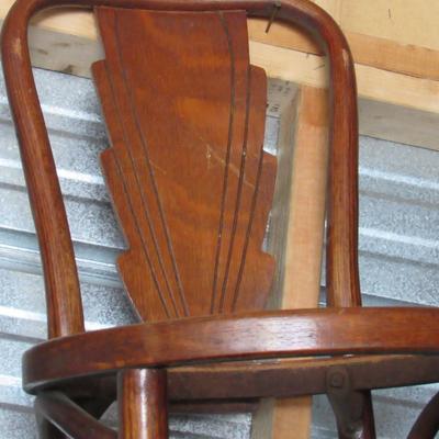 Lot 405:  Set of 3 Matching Fancy Back Antique Chairs