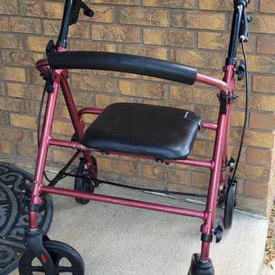 #42: Fold Up Walker with Seat