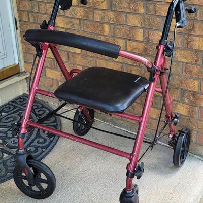 #42: Fold Up Walker with Seat