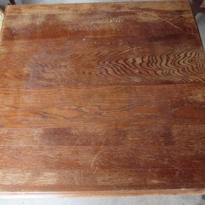 Lot 410:  Antique East Lake Style Table To Refinish, Nice Base