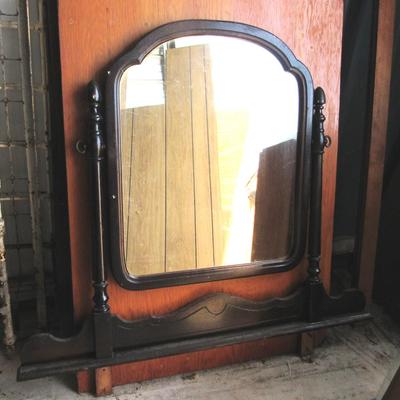 Lot 416: Taller Mirror In Frame for Dresser (No Dresser)