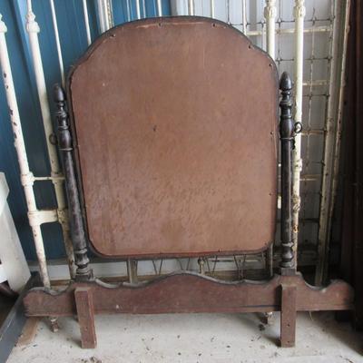 Lot 416: Taller Mirror In Frame for Dresser (No Dresser)