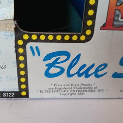 Taipow Elvis Presley Blue Suede Shoes Plush New in box Limited Edition 1994 - 8122