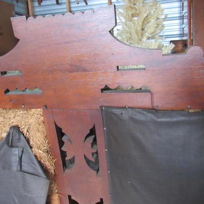 Lot 418: Fancy Antique East Lake Style Settee For Refinishing