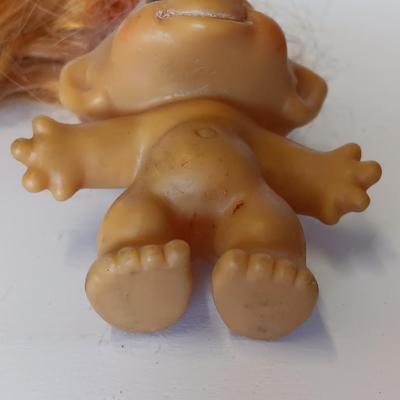 Collectible troll dolls - Rainbow hair - and long brown-haired Troll dolls