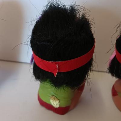 Vintage Moody Cuties Crying Baby Indian Rubber Baby Dolls