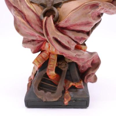 Antique Orientalist Bust Sculpture of Woman in Egyptian Style