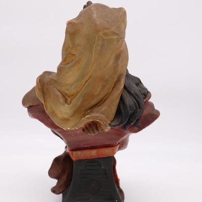 Antique Orientalist Bust Sculpture of Woman in Egyptian Style