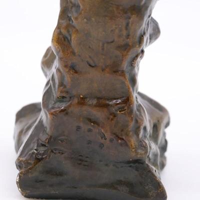 Antique 1930s Art Nouveau Bust of Woman