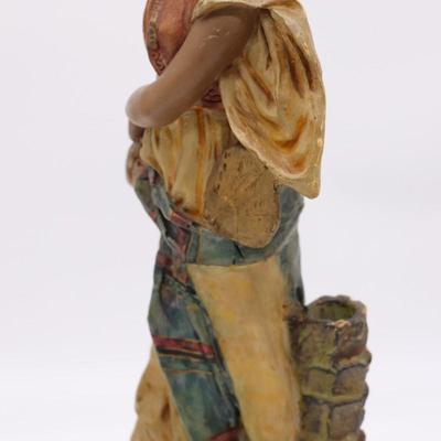 Polychrome Terracotta Plaster Orientalist Sculpture