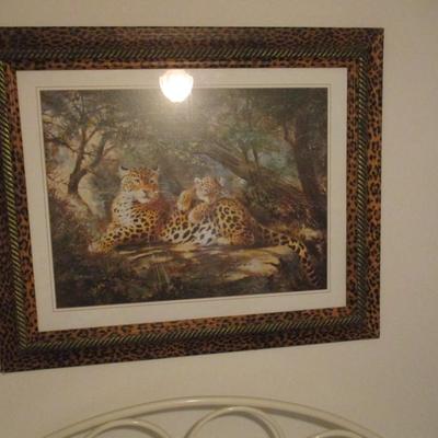 Original Framed Tiger Artwork