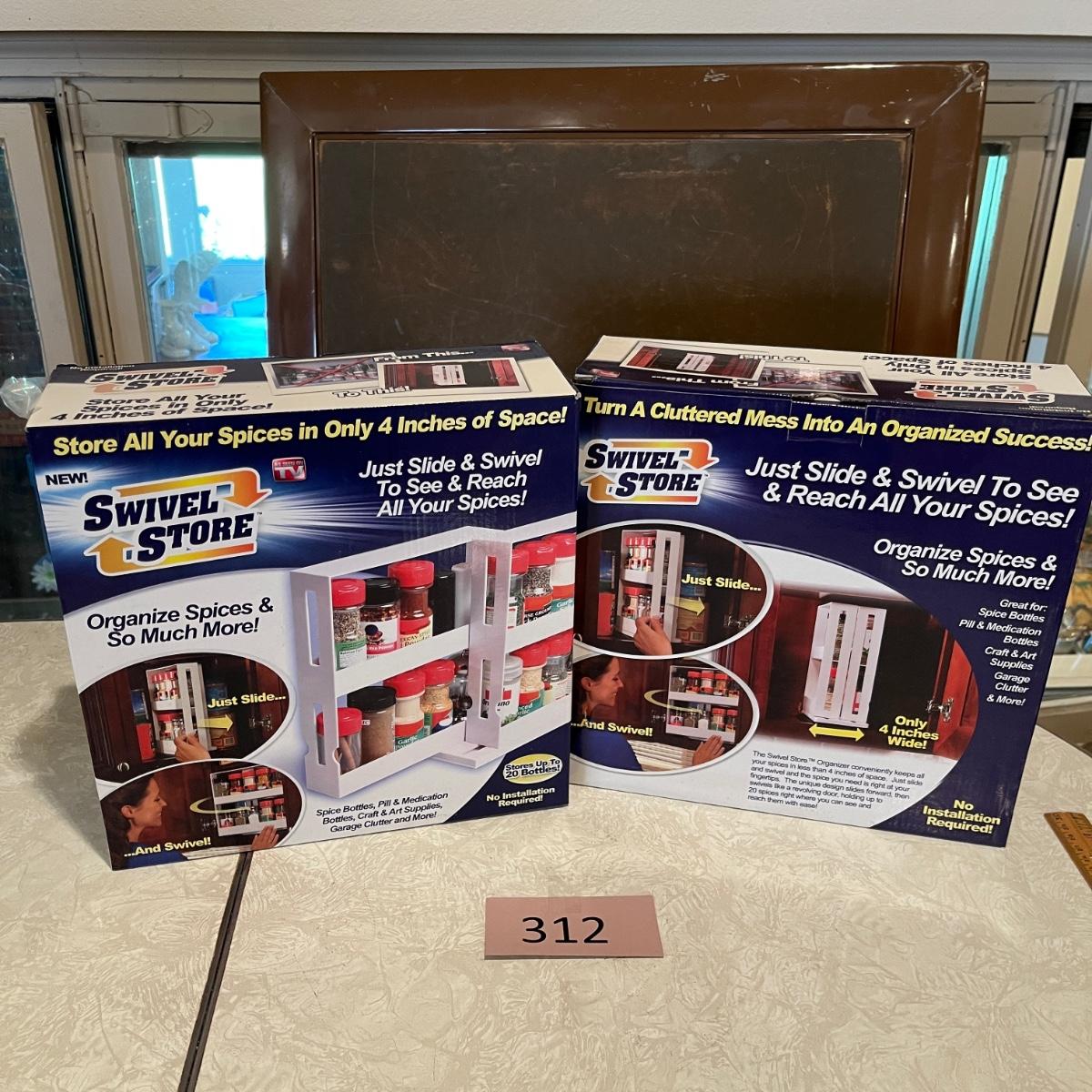Item 1 New swivel store spice racks