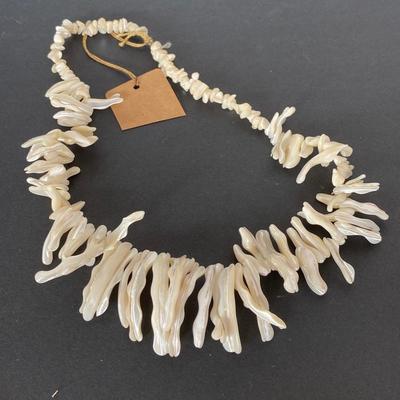 White Coral Necklace