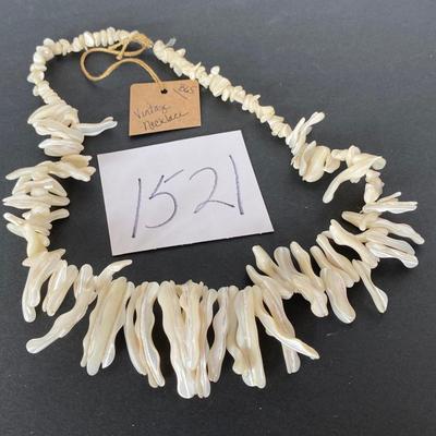 White Coral Necklace