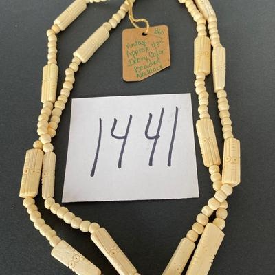 Ivory Color Bead Necklace