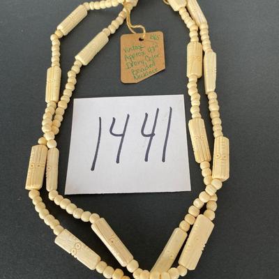 Ivory Color Bead Necklace