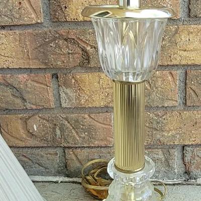 #45: Crystal and Brass Lamp