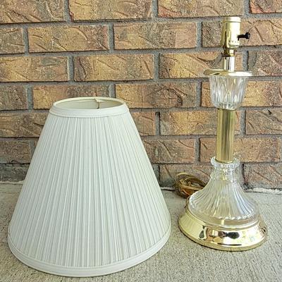 #45: Crystal and Brass Lamp