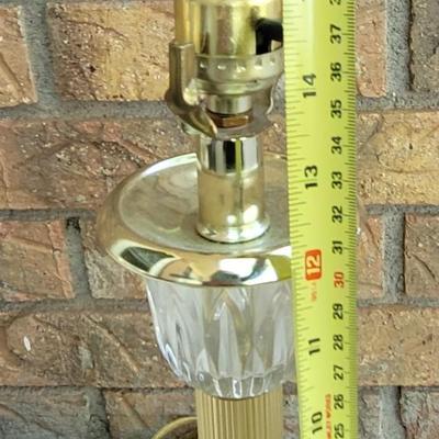 #45: Crystal and Brass Lamp