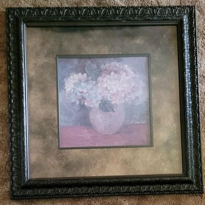 #46: Framed Flower Print