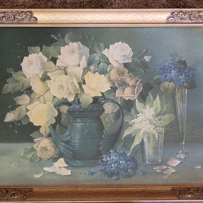 #50: Antique Framed Lithograph