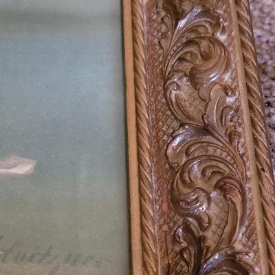 #50: Antique Framed Lithograph