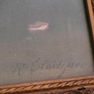 #50: Antique Framed Lithograph