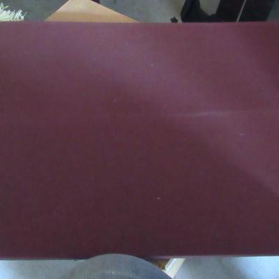 Lot 424:  Vintage Folding Table Cover For Dining Table
