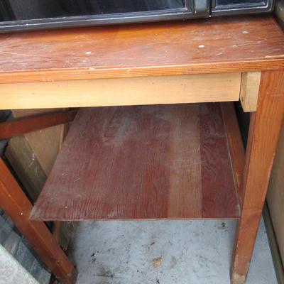 Lot 432:  Heavy Duty Wood Table (Was Made For the Aquarium in Another Lot)