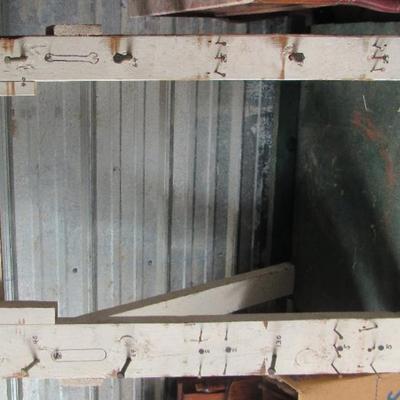 Lot 433:  Set of Home Made "Weights" With Sturdy Frames