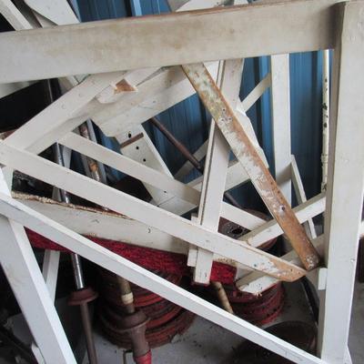 Lot 433:  Set of Home Made "Weights" With Sturdy Frames