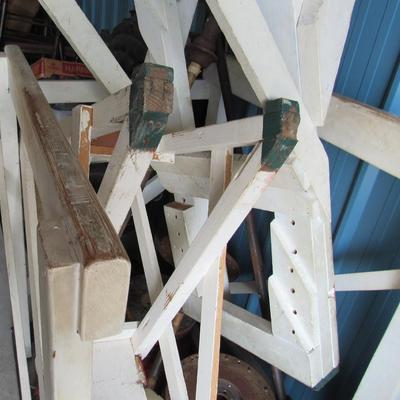 Lot 433:  Set of Home Made "Weights" With Sturdy Frames