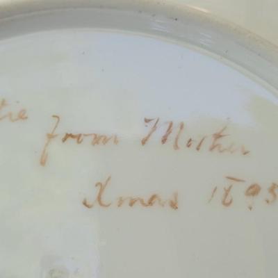 #61: Dated 1895 Limoges Handpainted Plate