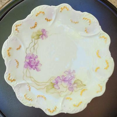 #61: Dated 1895 Limoges Handpainted Plate