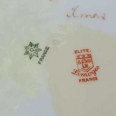 #61: Dated 1895 Limoges Handpainted Plate