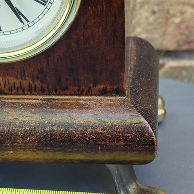 #63: Siecle Clock with Brass Feet