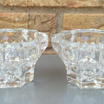 #68: Cut Glass Candleholders