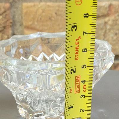 #68: Cut Glass Candleholders