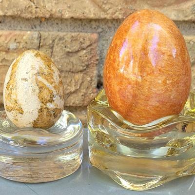 #73: Gemstone Eggs and Glass Holders