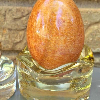 #73: Gemstone Eggs and Glass Holders