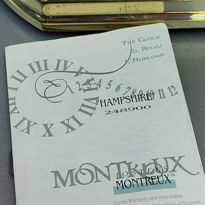 #78: Montreux Moon Phase Brass Clock