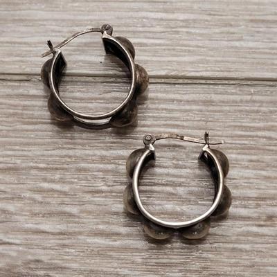 #85: Sterling Native American Necklace & Earrings