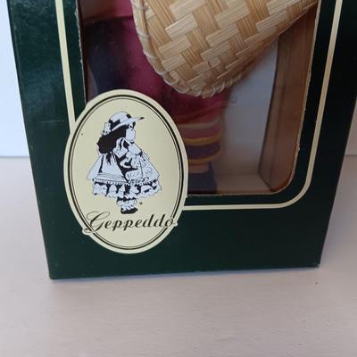 Geppeddo Cuddle Kids Doll Chinese Oriental doll with hat unopened collectible