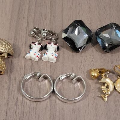 #102: Clip On Earrings Lot