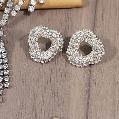 #106: Crystal Stone Earrings and Anklet
